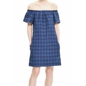 📘{Madewell} Blue Plaid Dress📖